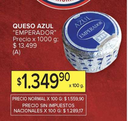 Queso Azul 'Emperador'