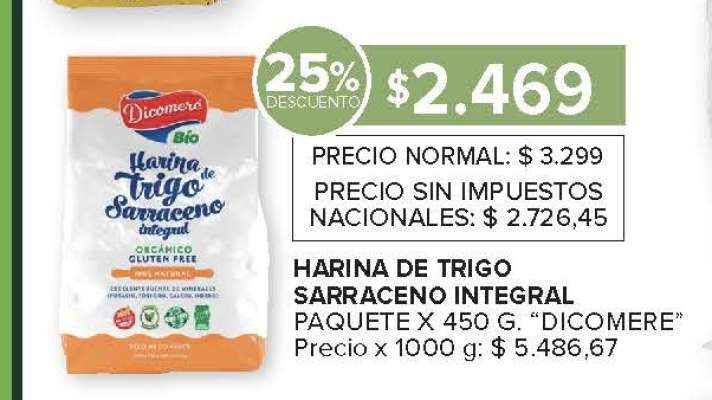Harina de Trigo Sarraceno Integral