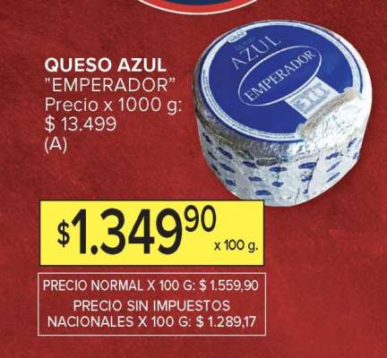 Queso Azul 'Emperador'